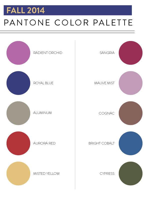 2014 Fall Color Palette : DenimBlog